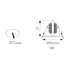 Architectural Adjustable Downlight